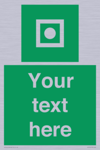 Custom sign safe condition Shipboard general alarm